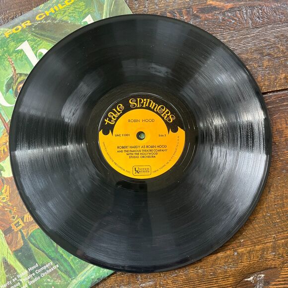 Robin Hood Tale Spinners For Children Vintage 1960's Vinyl LP Robert Hardy - Picture 5 of 7